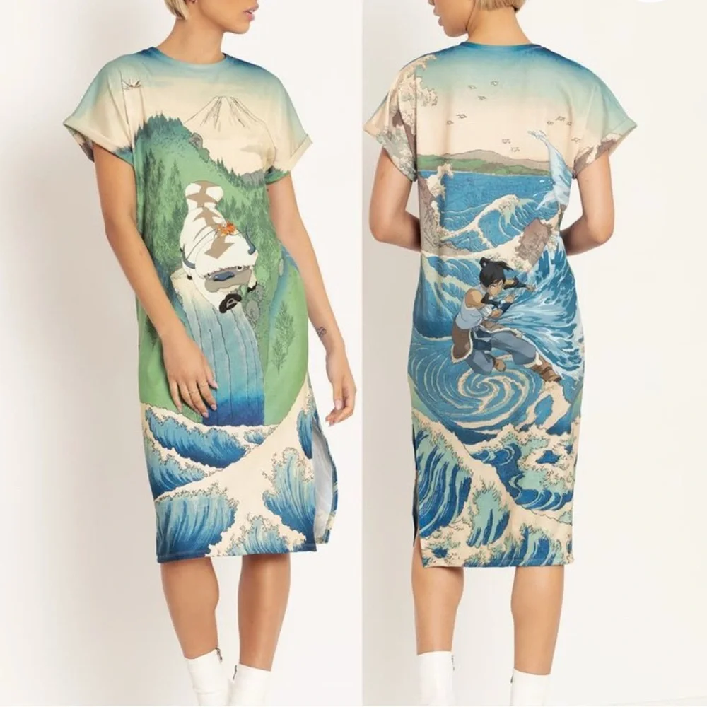 Blackmilk Aang & Korra Midi Dress (Worn Once) Limited - Picture 1 of 6
